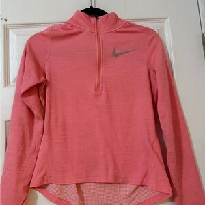Nike Girls Dri-fit Coral Half-Zip Pullover-XL
